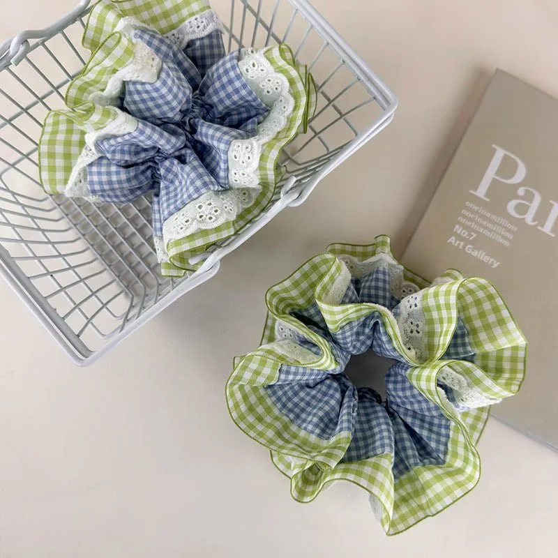 Summer Gingham Scrunchie