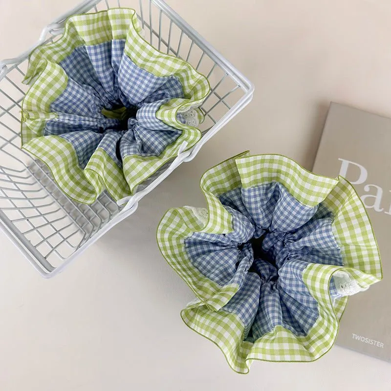 Summer Gingham Scrunchie