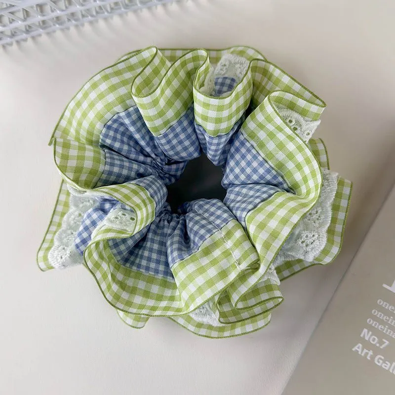Summer Gingham Scrunchie