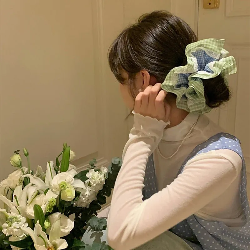 Summer Gingham Scrunchie