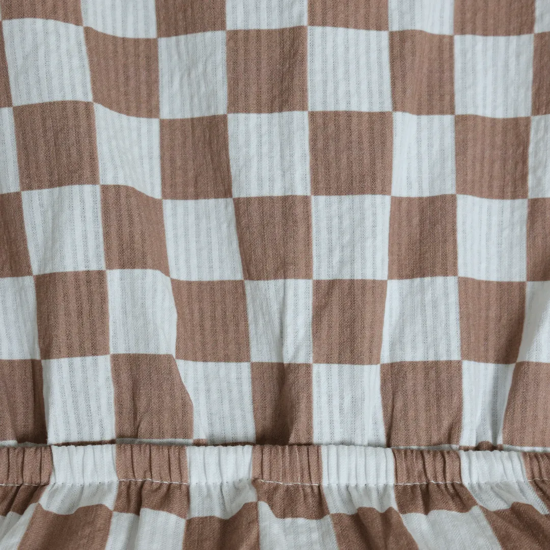 Summer Lite Cover - Espresso Checkers