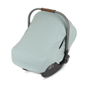 Summer Weave Cover - Polka Dot Mint Blue