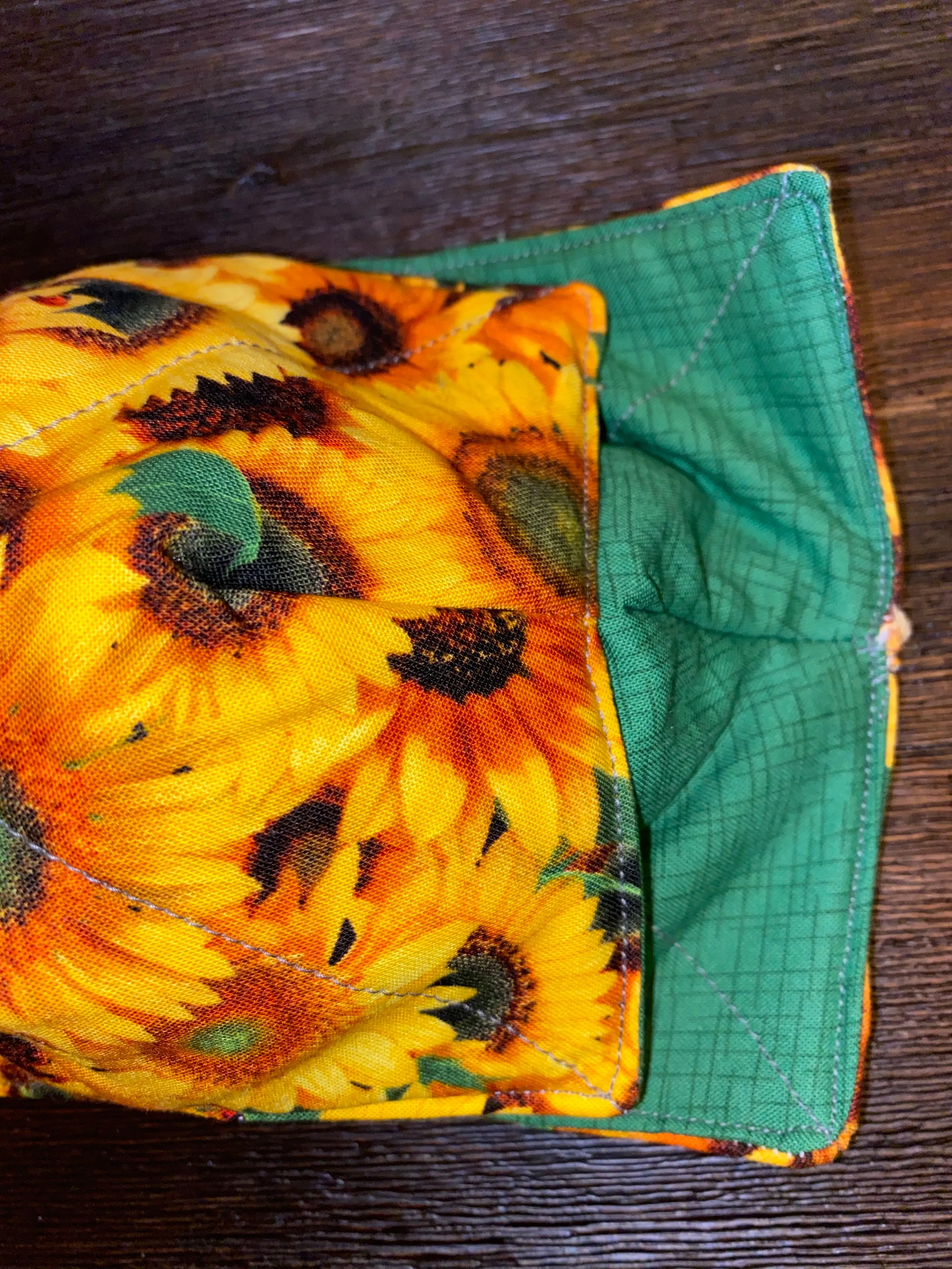 Sunflower/Green Small (10oz) Bowl Cozy
