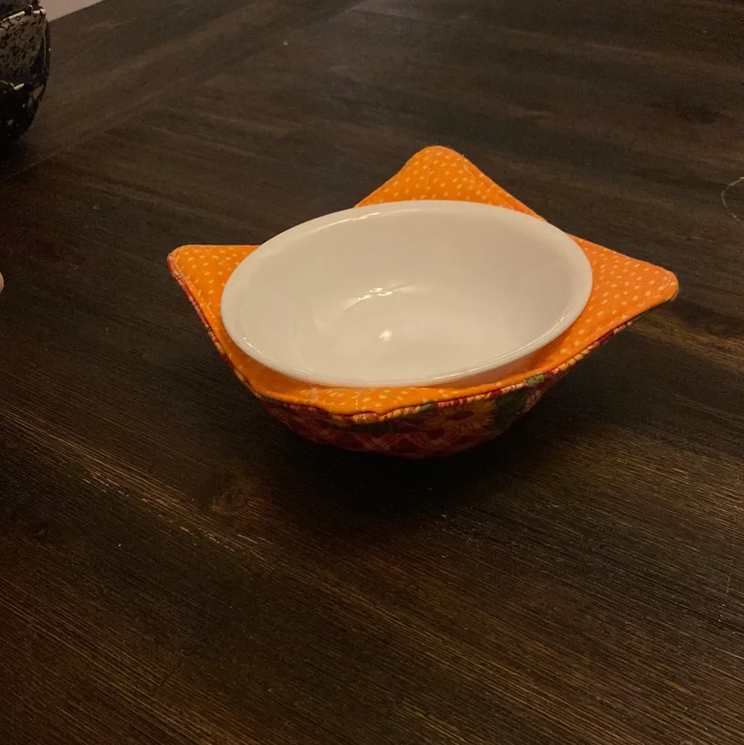 Sunflowers Red Small (10oz) Bowl Cozy