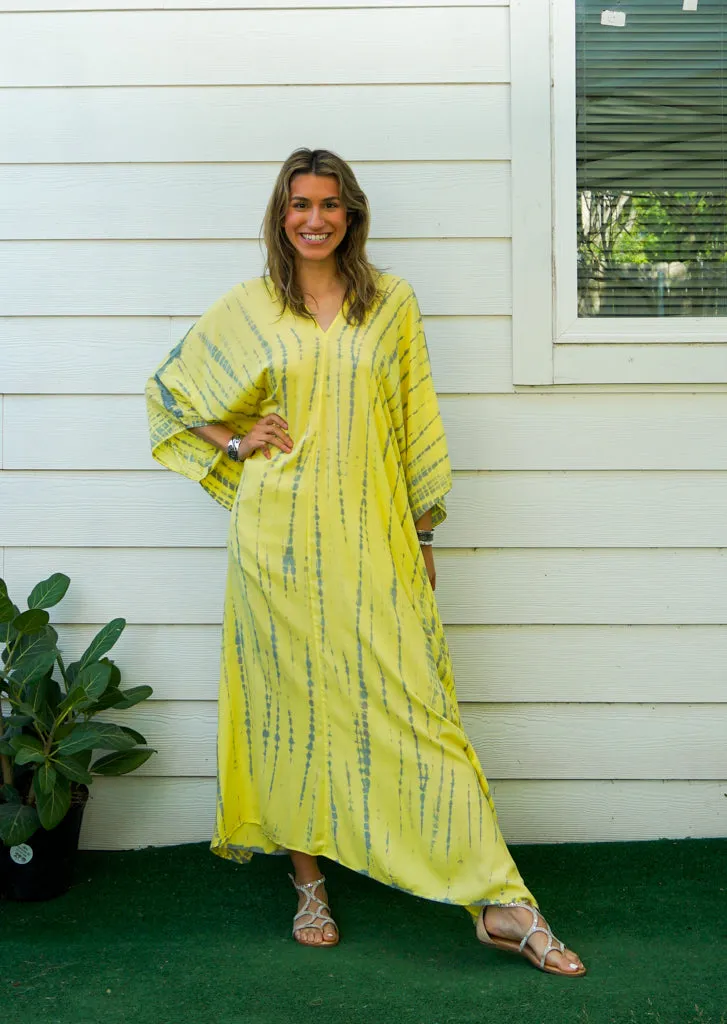 Sunshine Glow Tie-Dye Kaftan
