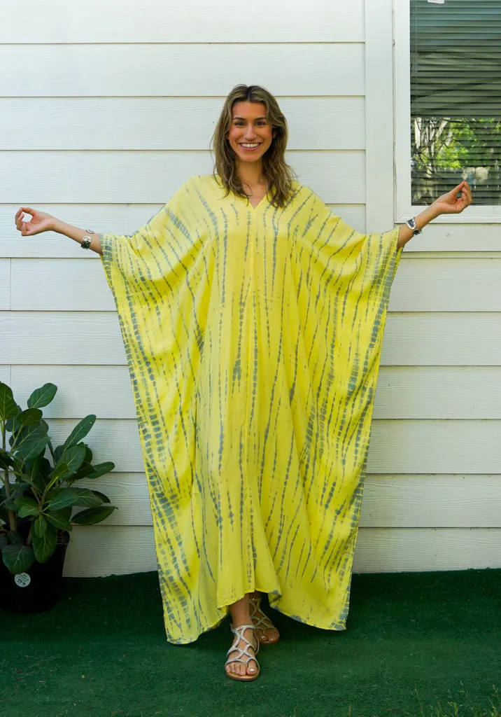 Sunshine Glow Tie-Dye Kaftan