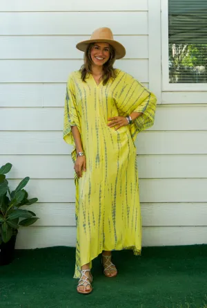 Sunshine Glow Tie-Dye Kaftan