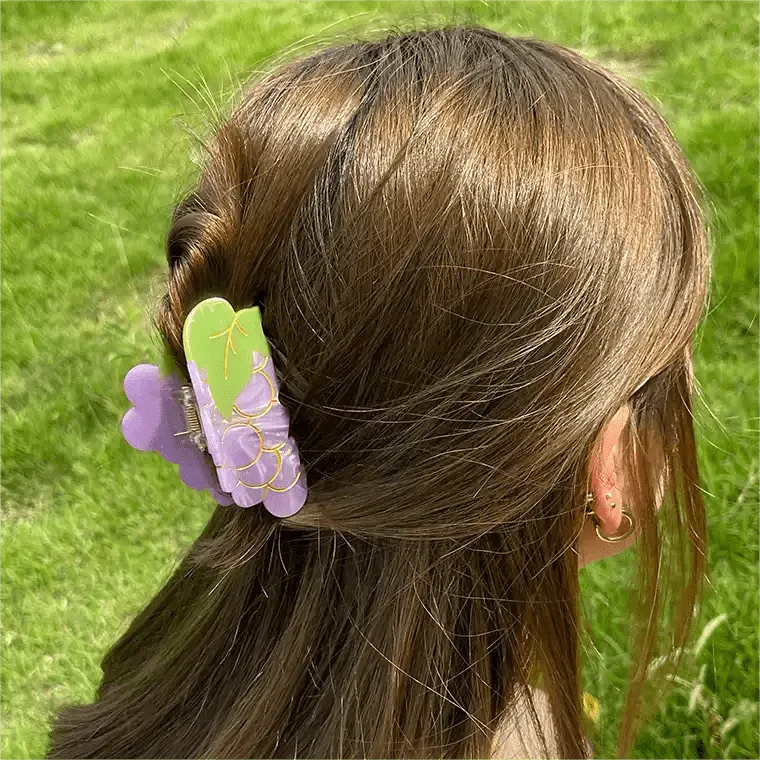 Sweet Grape Summer Trend Hair Claw