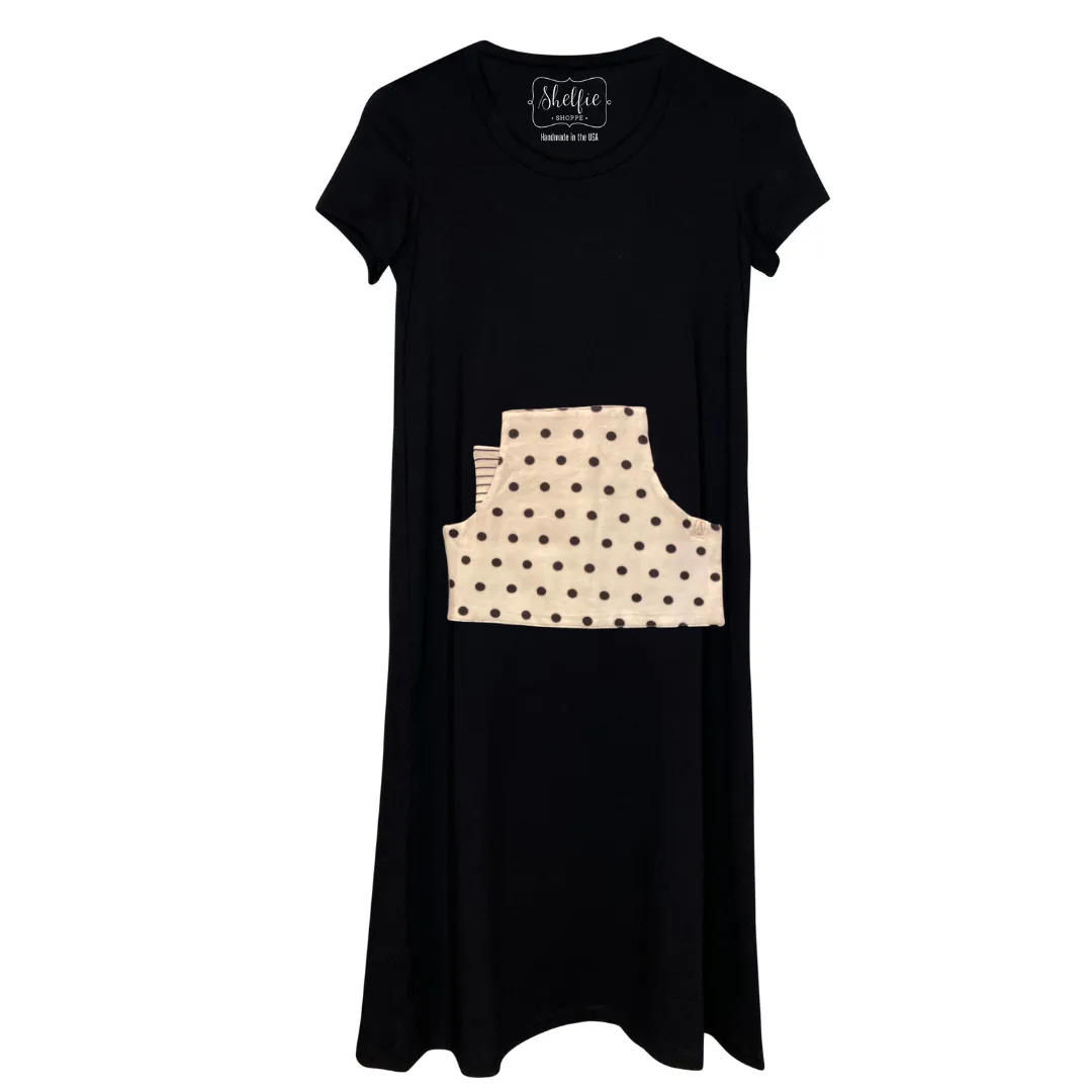 The “Just Above the Knee” Short-Sleeved Dress Clearance!