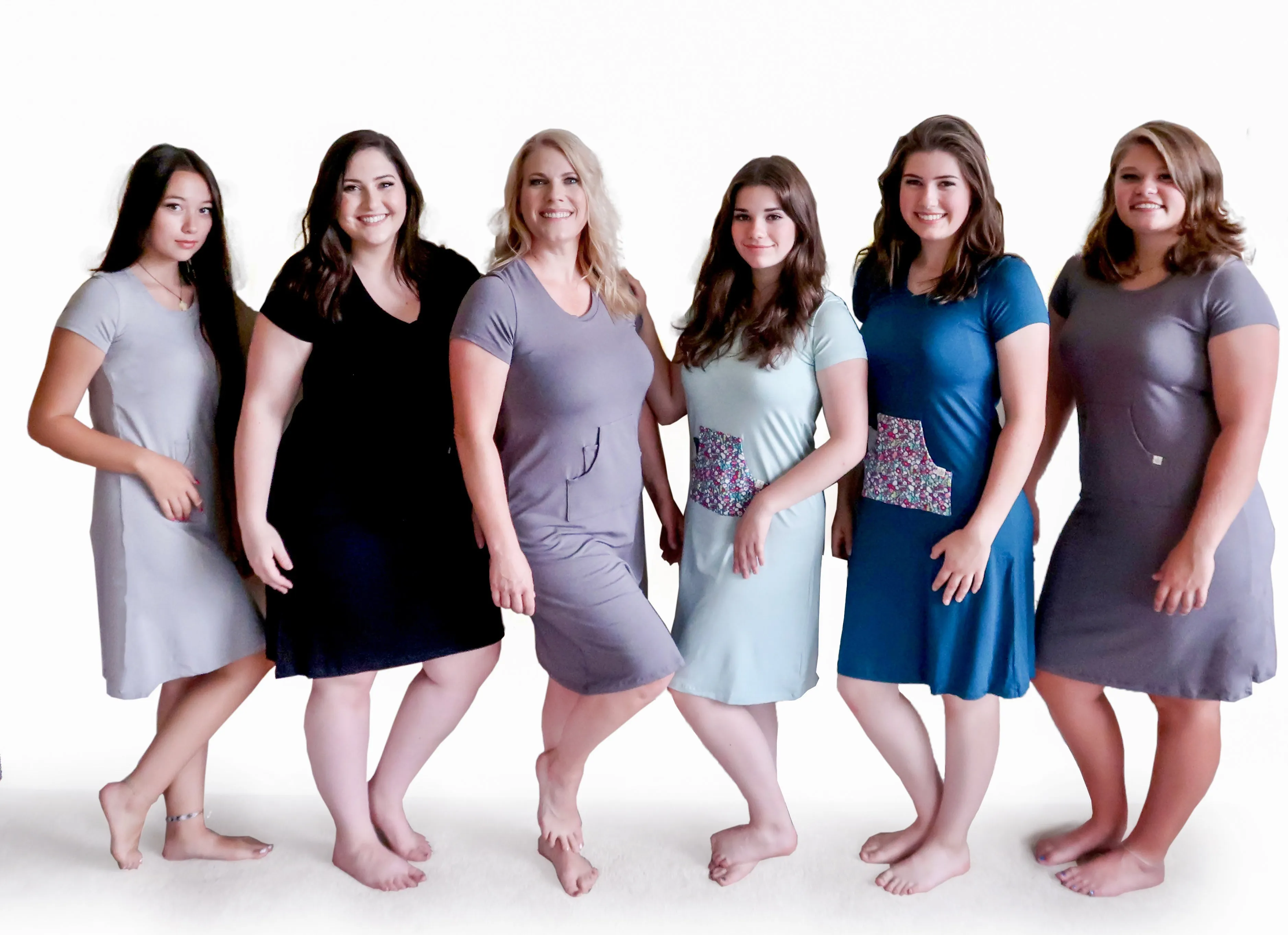 The “Just Above the Knee” Short-Sleeved Dress Clearance!