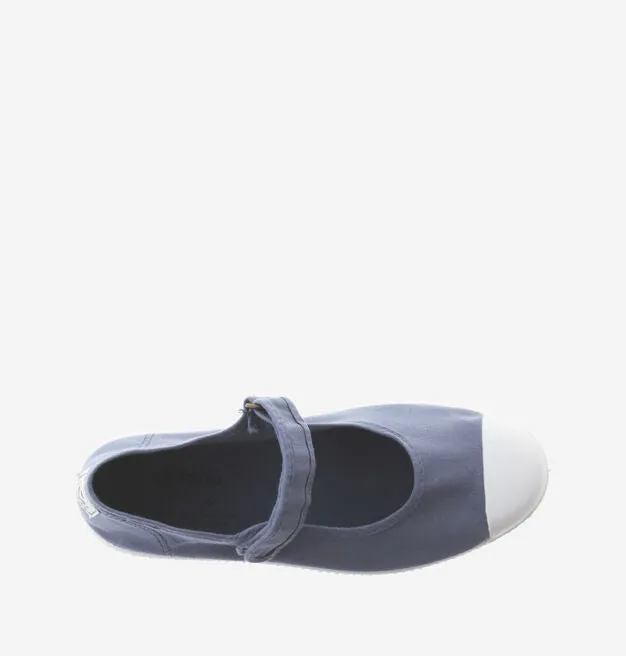 TOECAP BALARINA DYED CANVAS (Azul)
