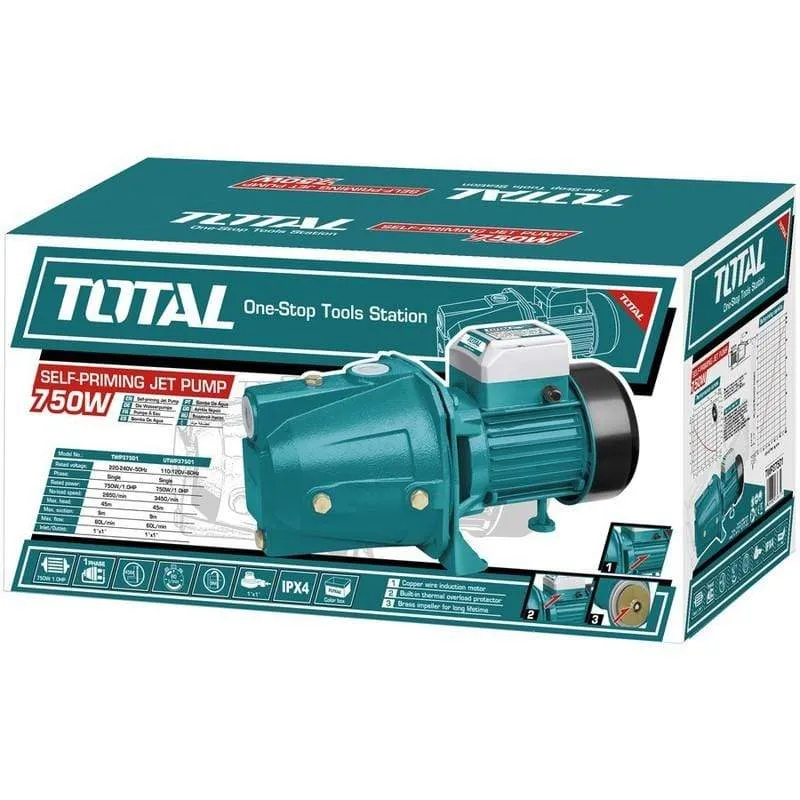 Total Self-priming Jet Pump 750W (1HP) - TWP37506