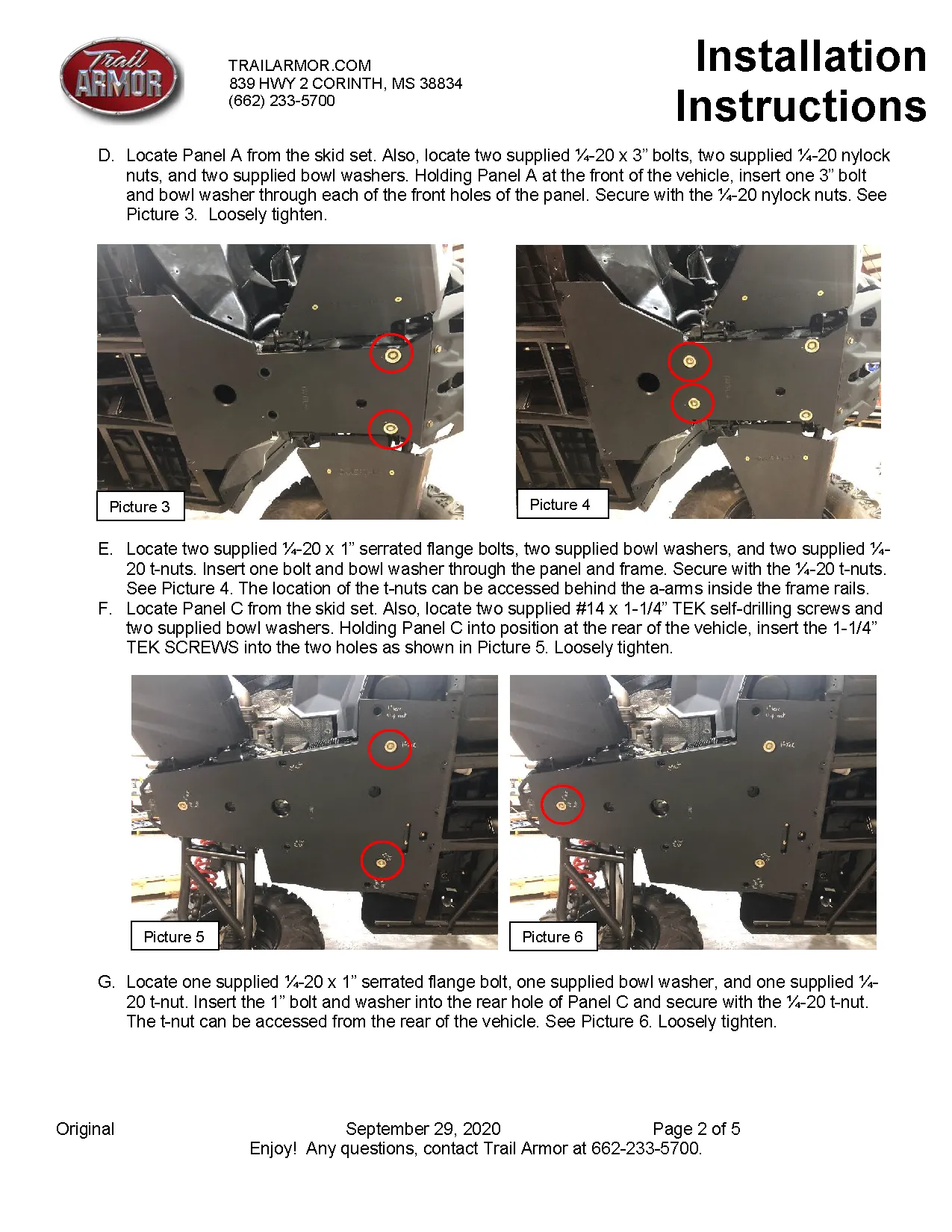 Trail Armor 2020 - 2024 Can Am Maverick Trail, Maverick Sport and Commander Full Skids with Integrated Slider Nerfs