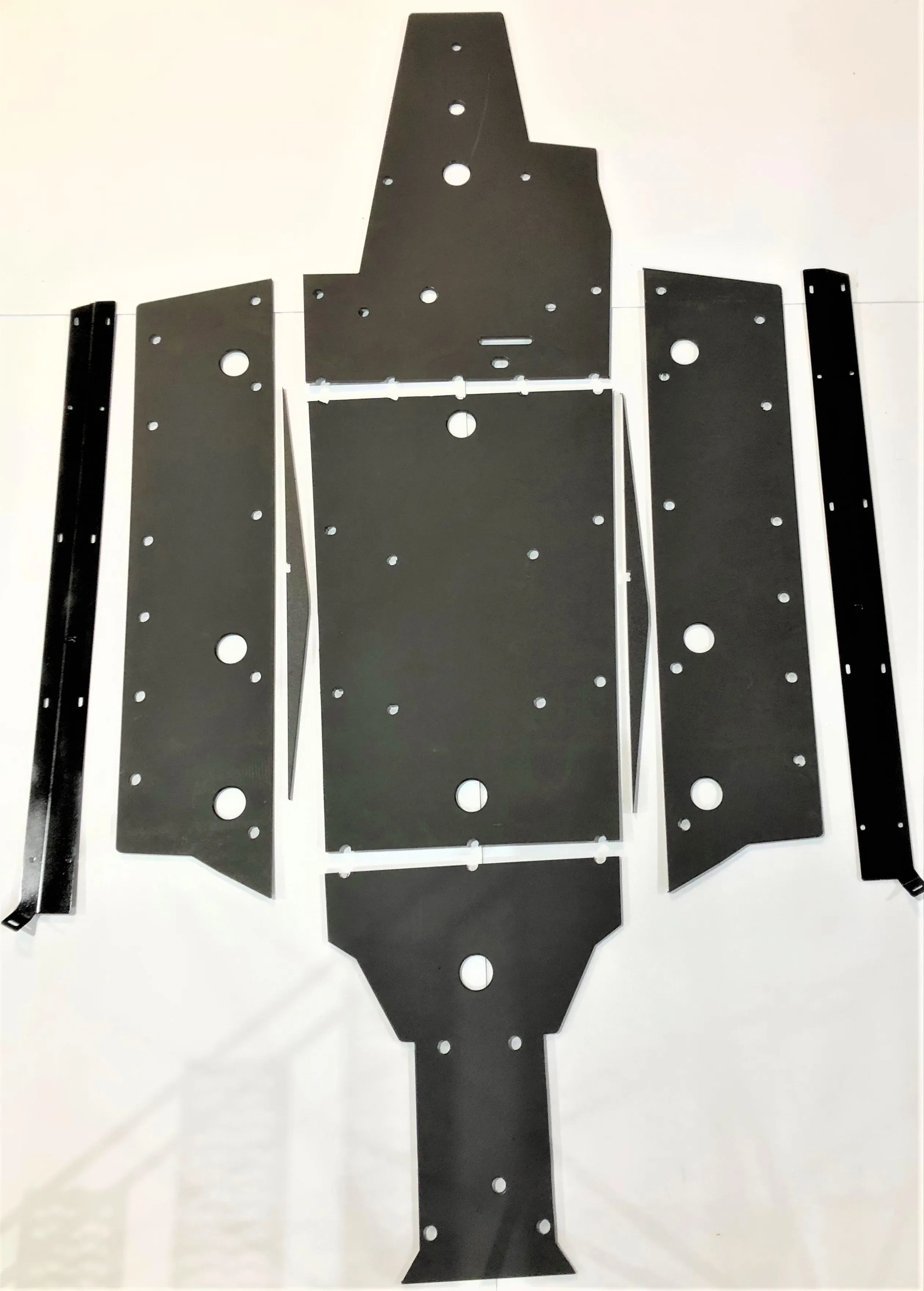 Trail Armor 2020 - 2024 Can Am Maverick Trail, Maverick Sport and Commander Full Skids with Integrated Slider Nerfs