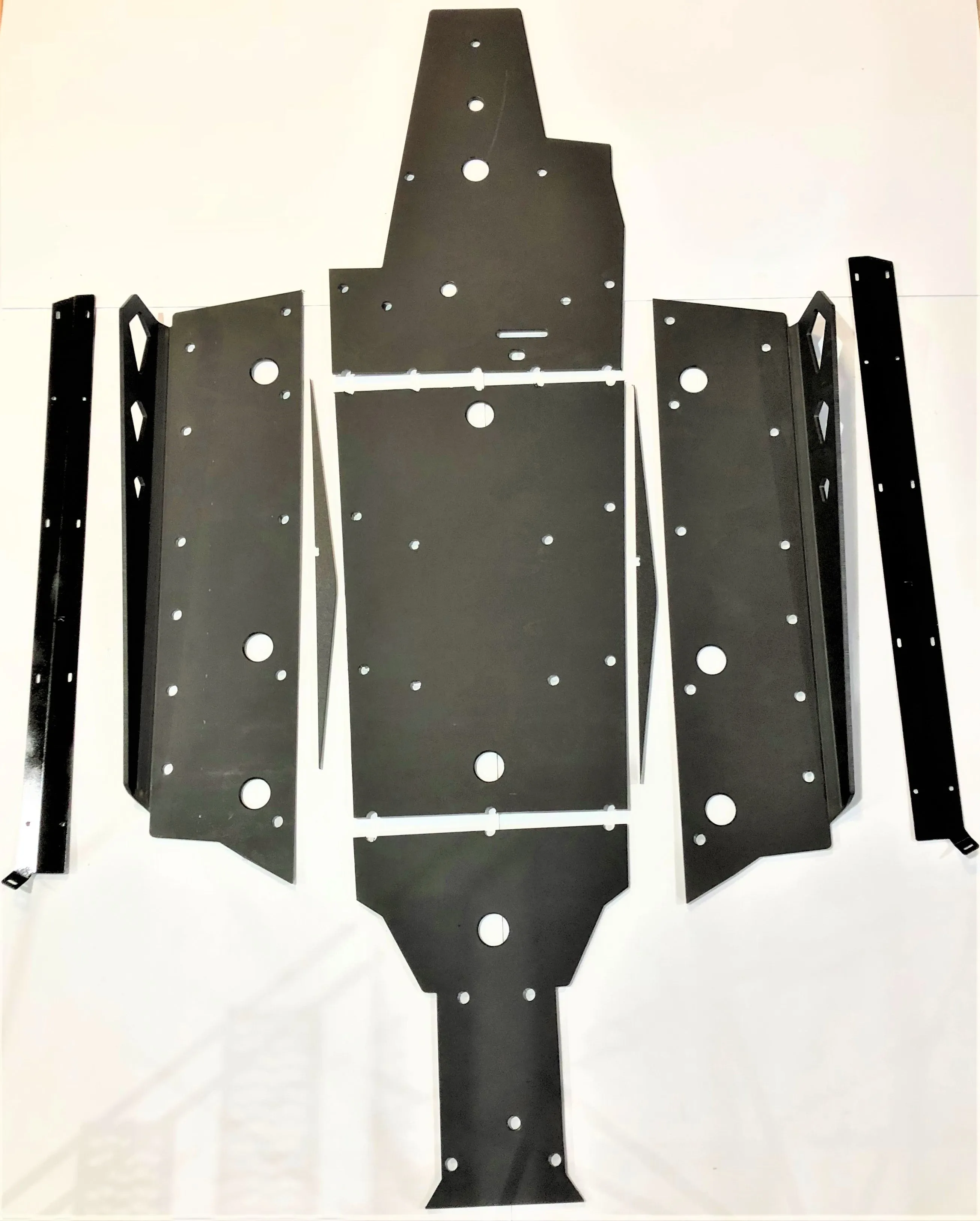 Trail Armor 2020 - 2024 Can Am Maverick Trail, Maverick Sport and Commander Full Skids with Integrated Slider Nerfs