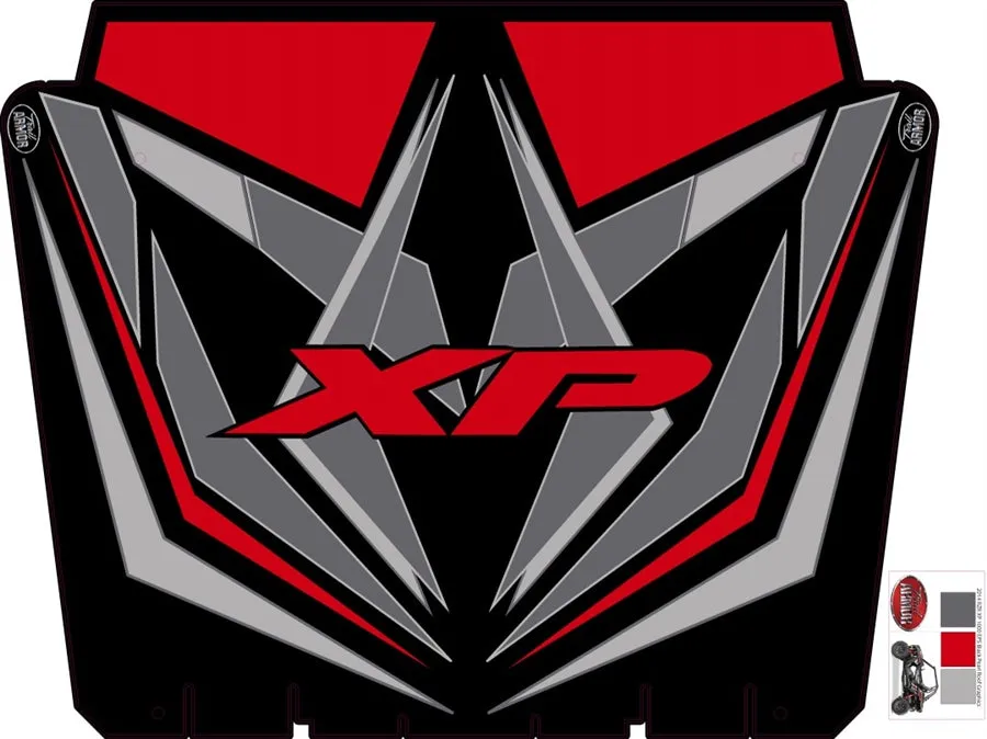 Trail Armor graphics for Polaris 2014 RZR XP 1000 Black Pearl Hard Top Roof