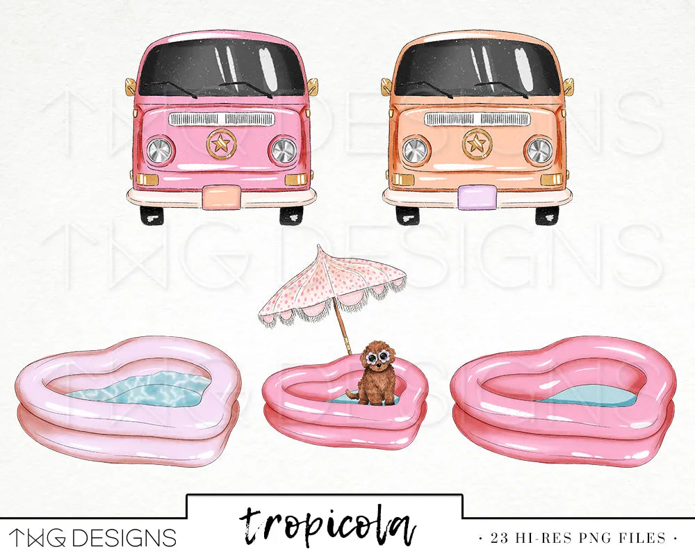Tropicola Clipart Collection