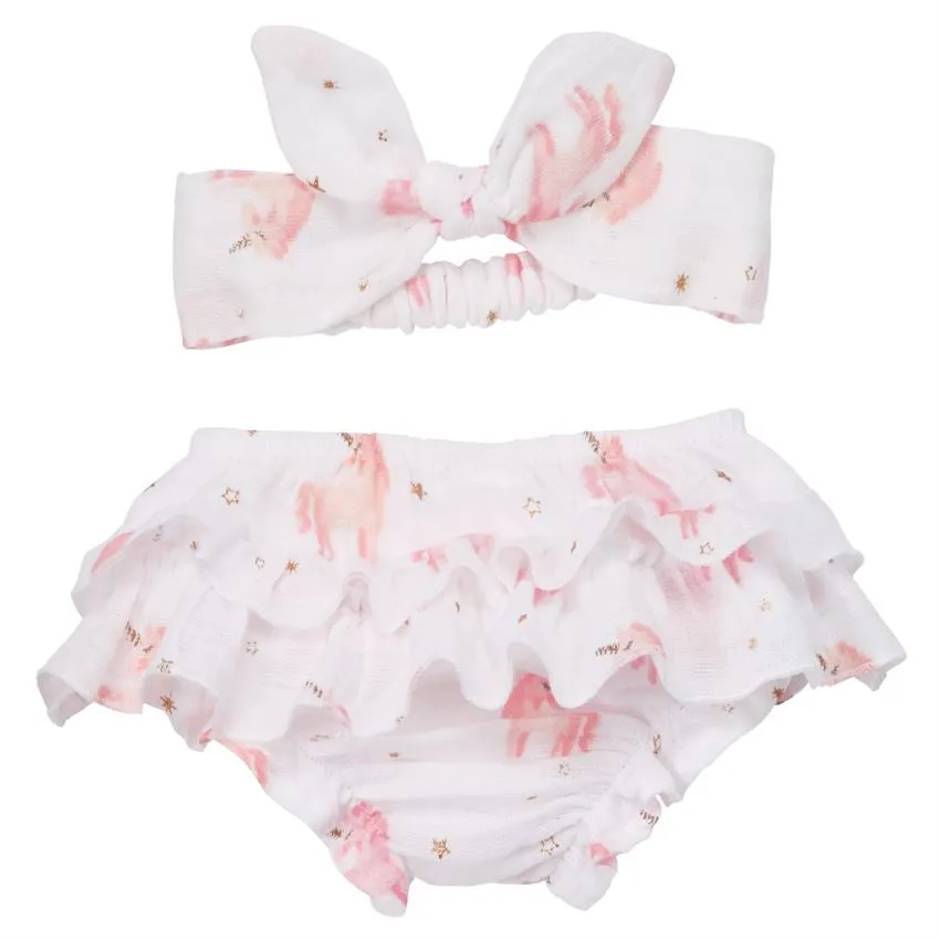 Unicorn Headband & Bloomers
