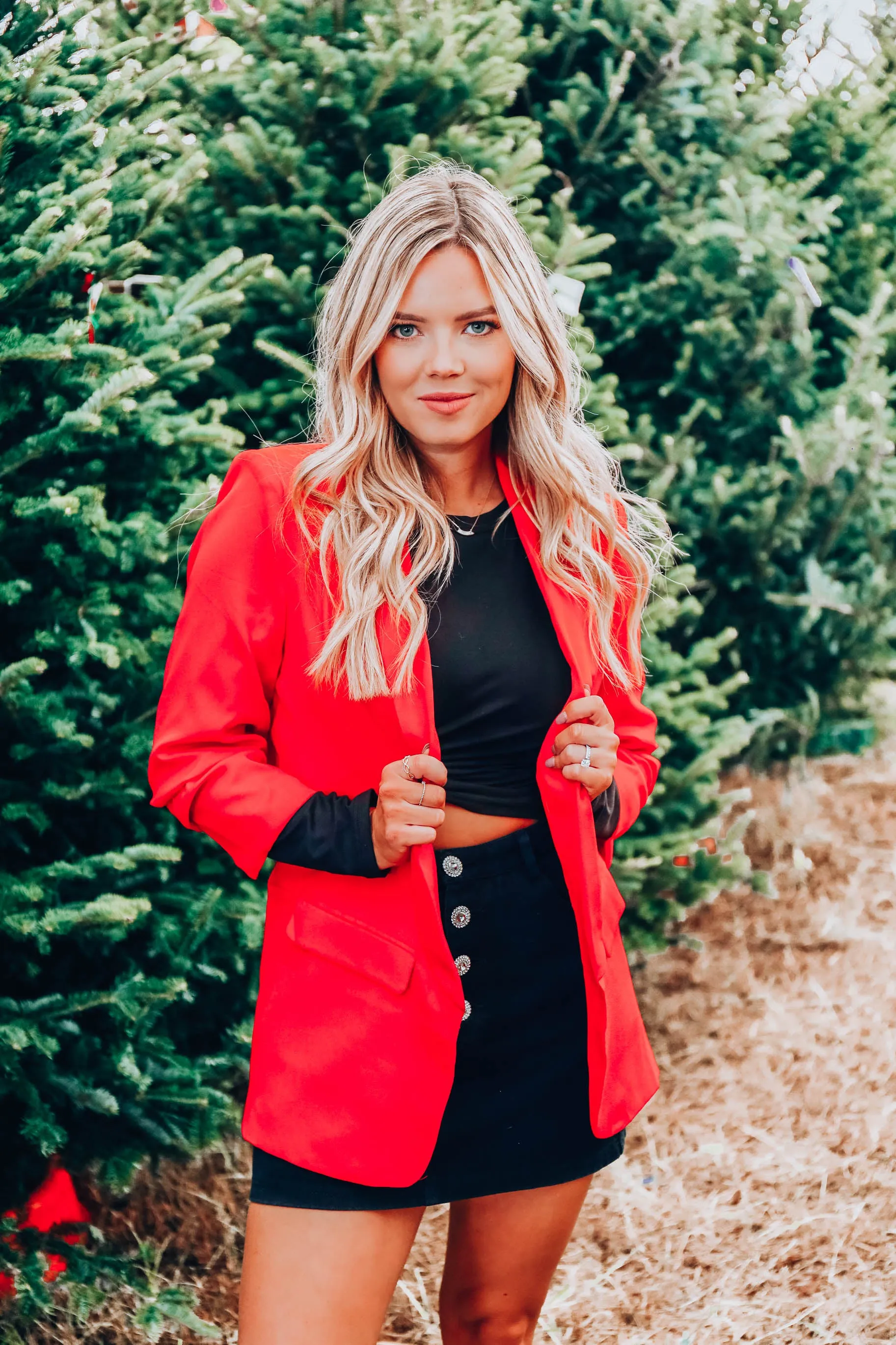 Urban Design Classic Blazer - Red S-3X