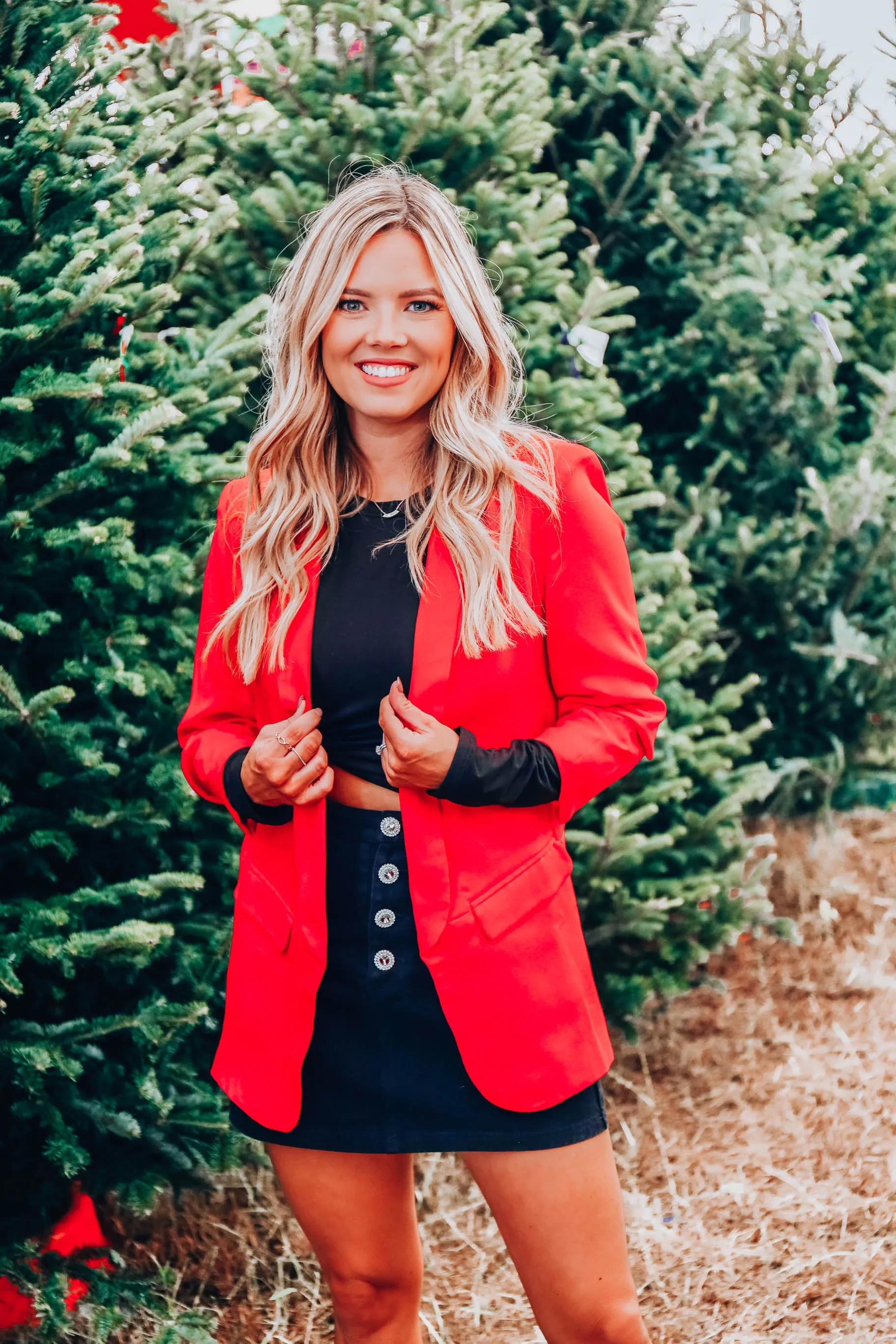 Urban Design Classic Blazer - Red S-3X