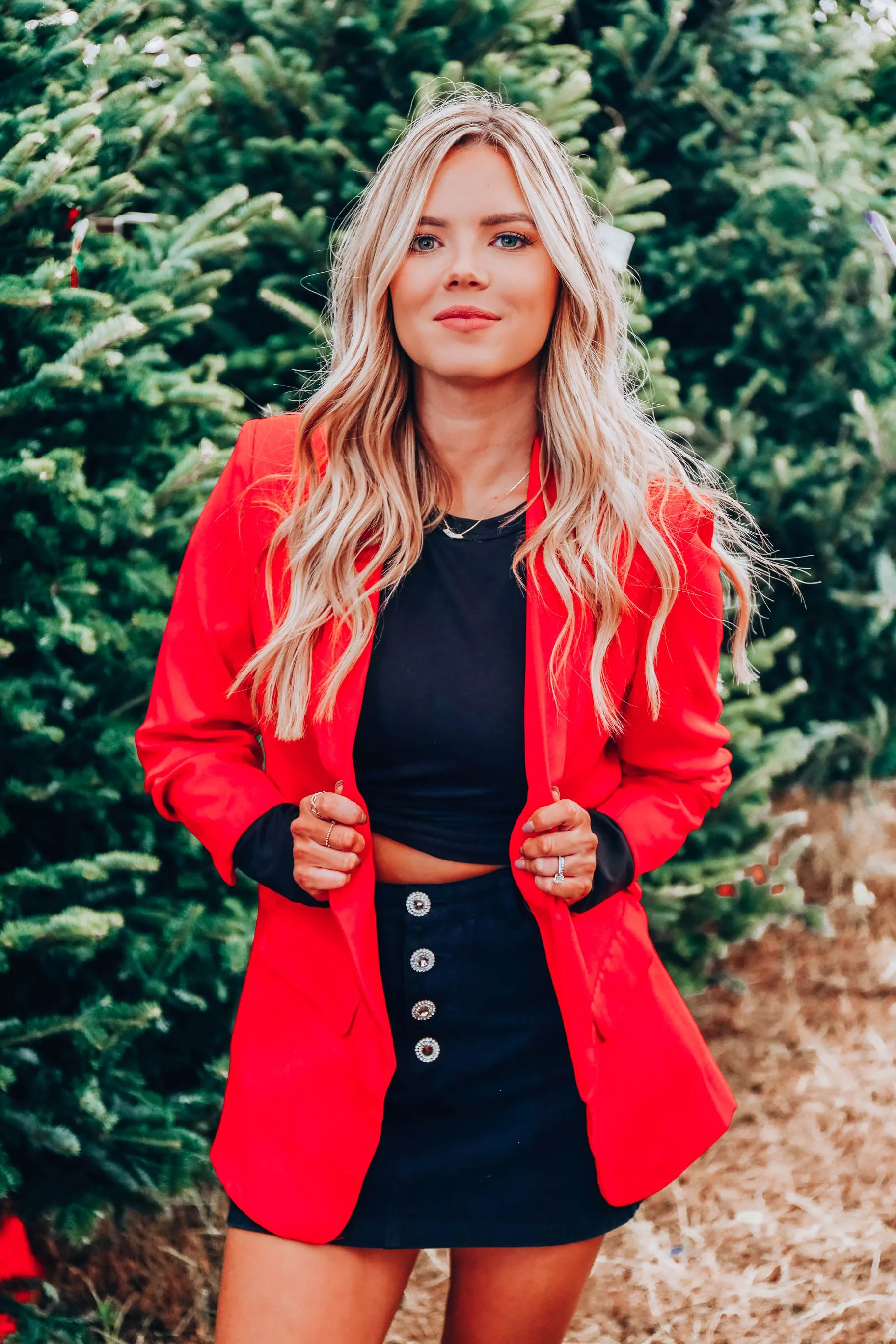 Urban Design Classic Blazer - Red S-3X