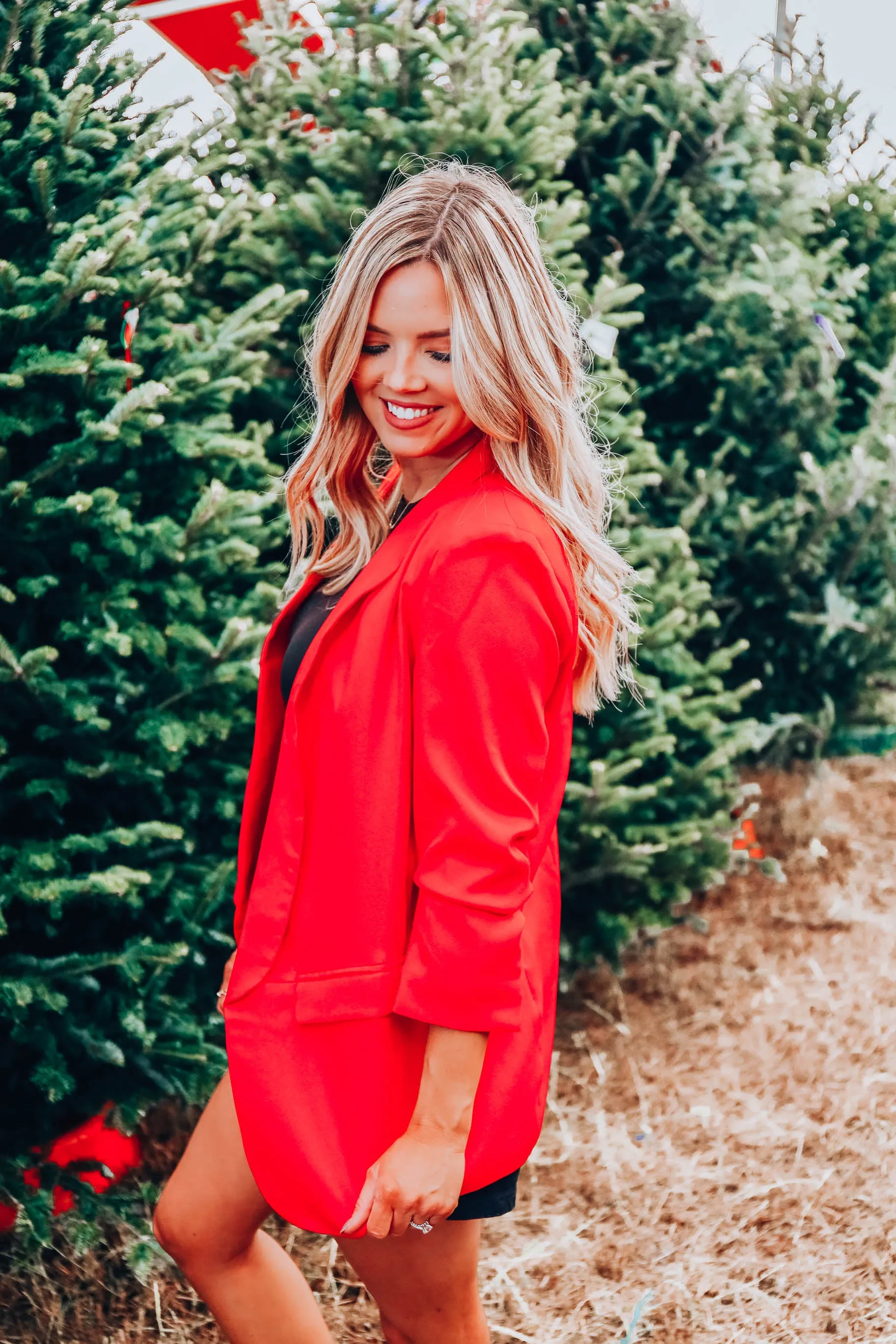 Urban Design Classic Blazer - Red S-3X