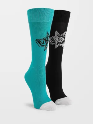 Volcom Ent Socks - TEMPLE TEAL