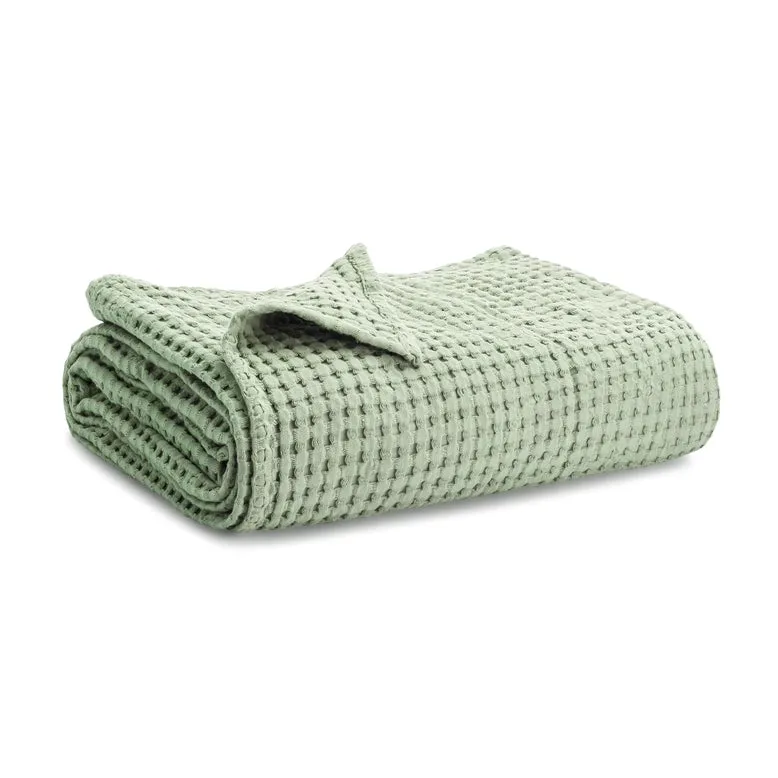 Waffle Blanket | Sage