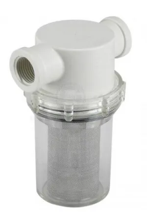 WATER STRAINER - RAW WATER - SHURFLO - 1/2" NPT