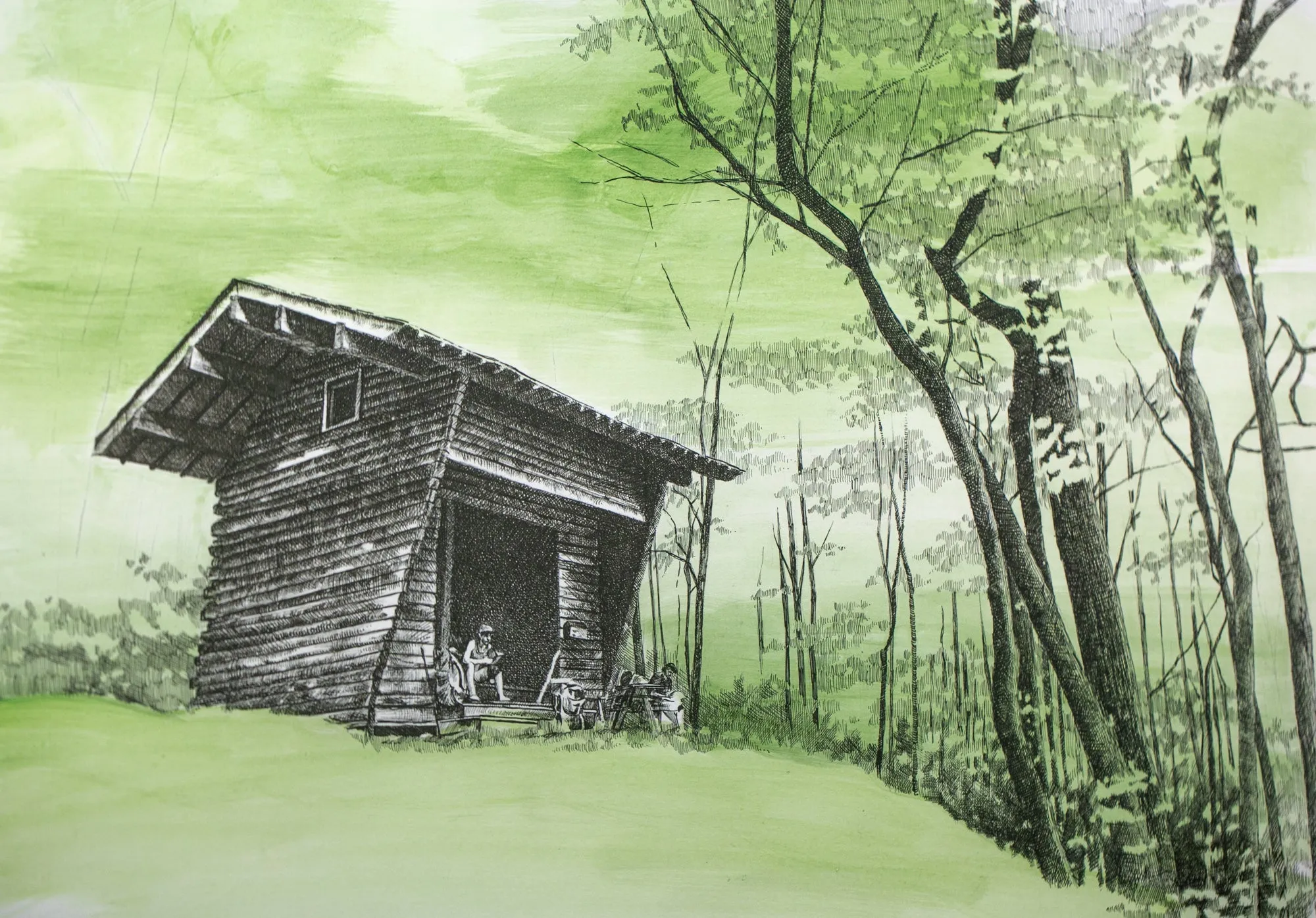 William Penn Shelter, Pennsylvania, [ 40.49559, -76.41409 ]