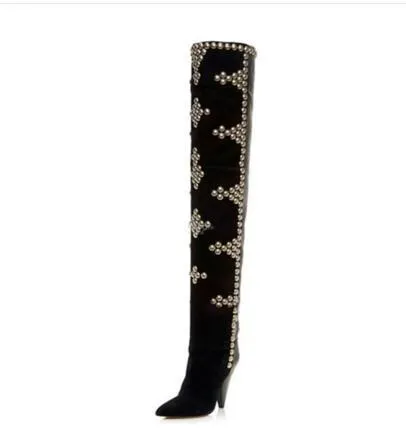 Women Over The Knee High Heel Boots