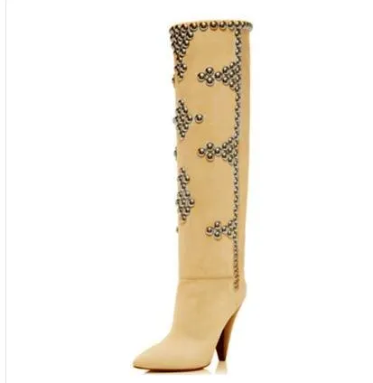 Women Over The Knee High Heel Boots