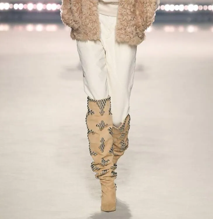 Women Over The Knee High Heel Boots