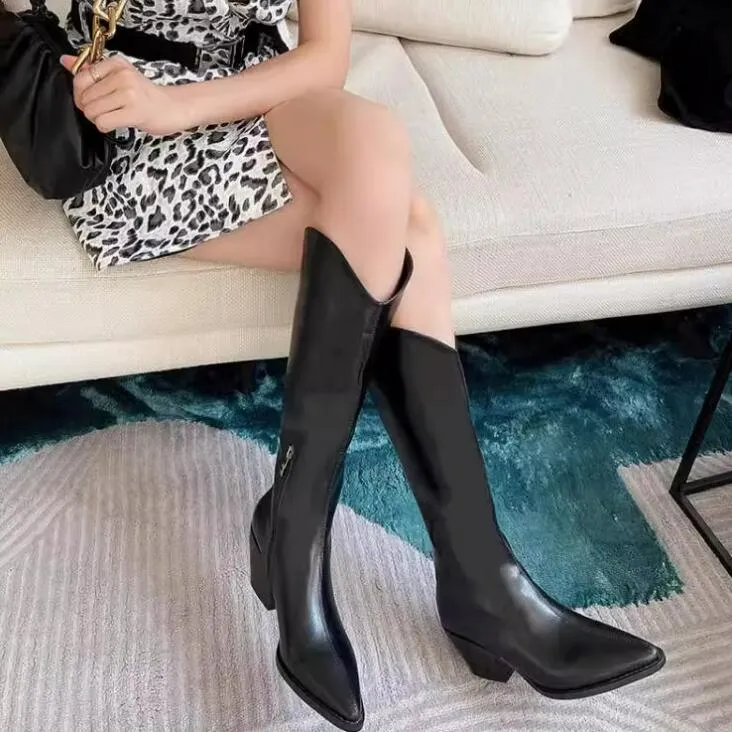 Women's Small Size 3 Western Calf Boots TS79