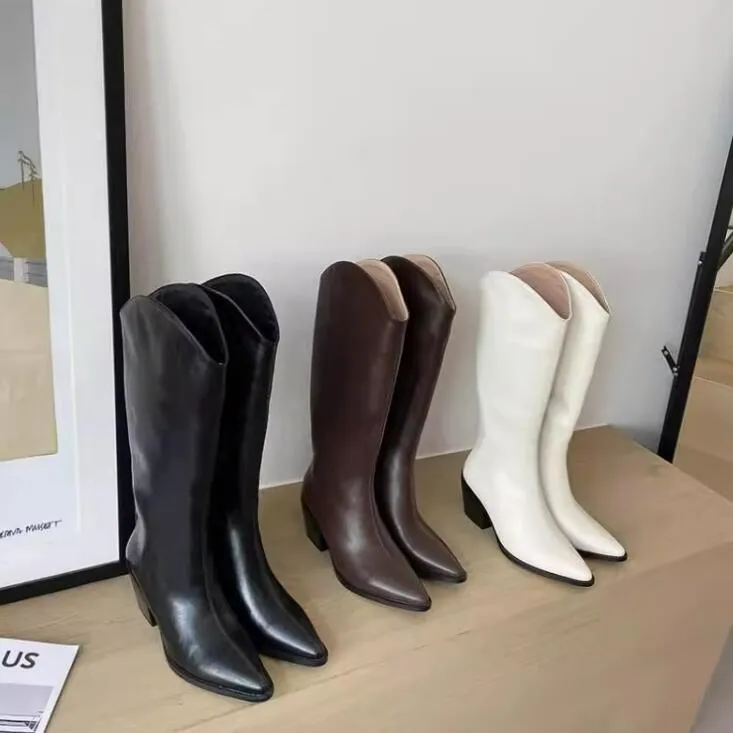 Women's Small Size 3 Western Calf Boots TS79