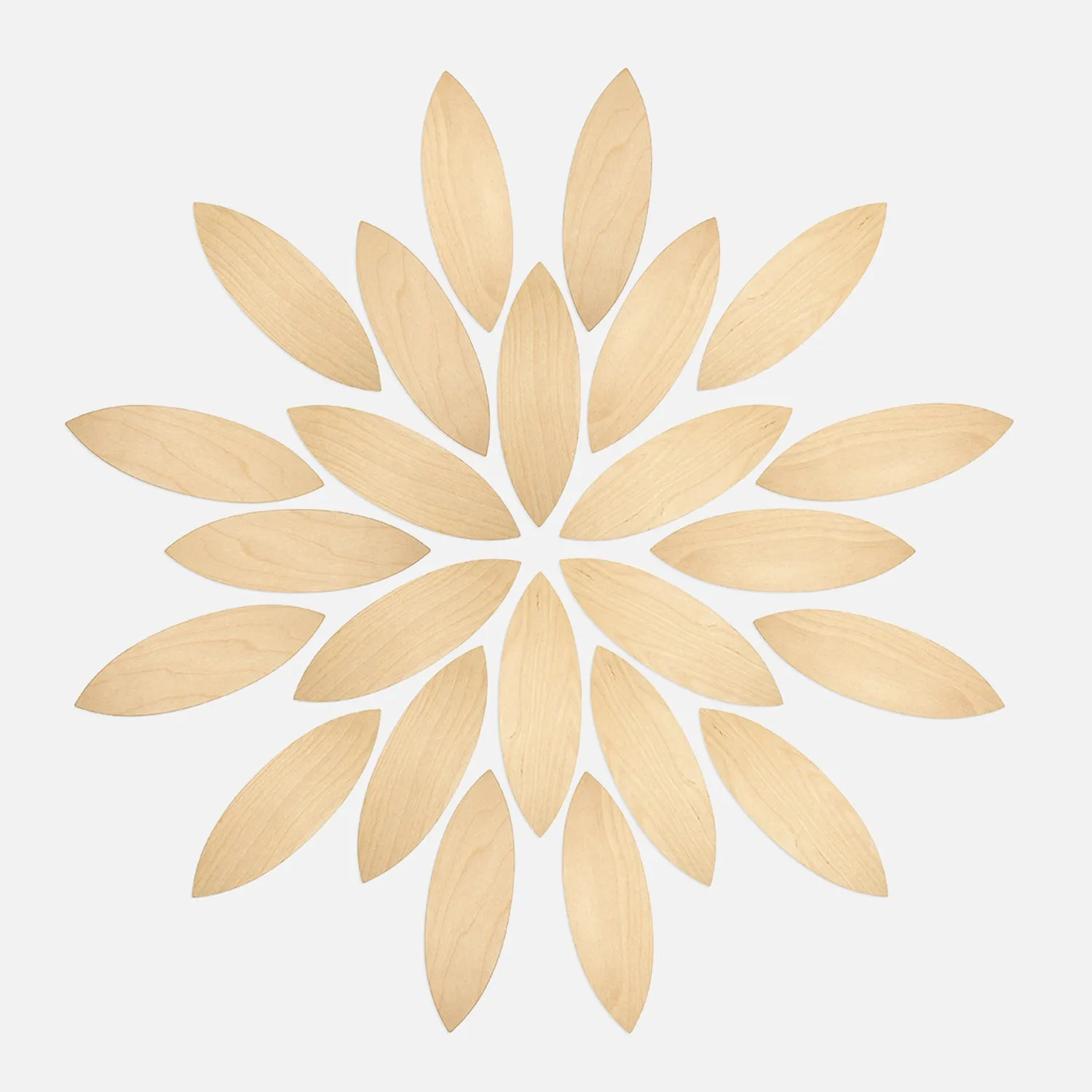 Wooden Petals Platform - 24 Pieces