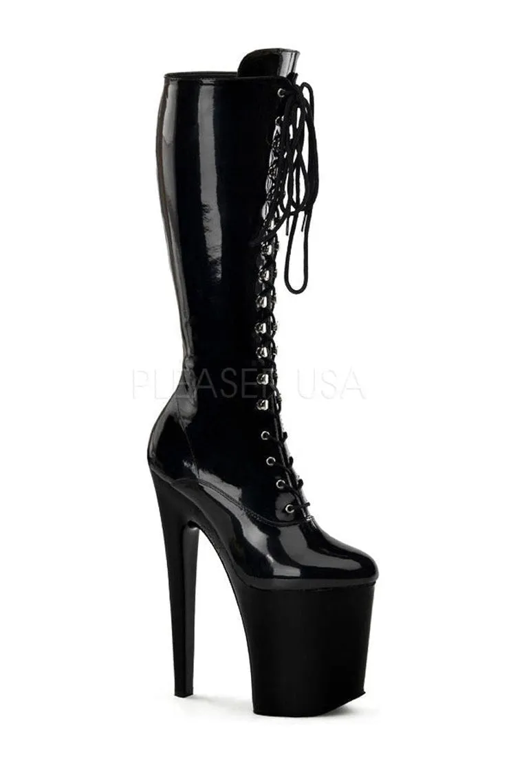 XTREME-2020 Platform Boot  | Black Patent