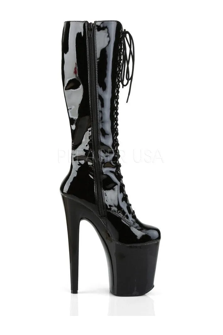 XTREME-2020 Platform Boot  | Black Patent