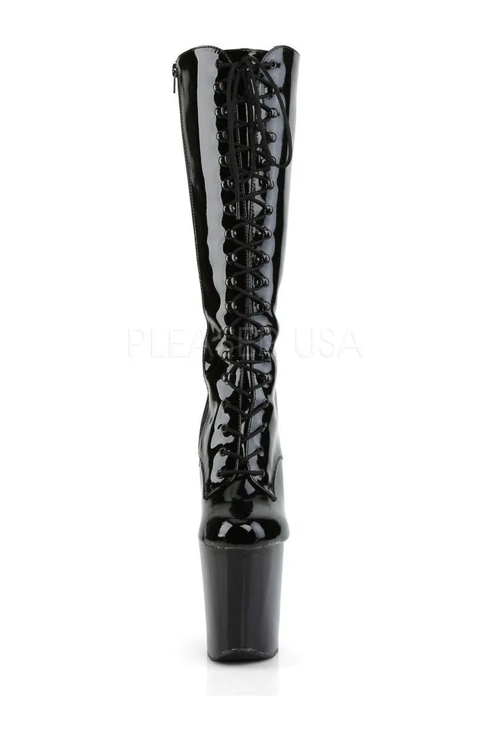 XTREME-2020 Platform Boot  | Black Patent