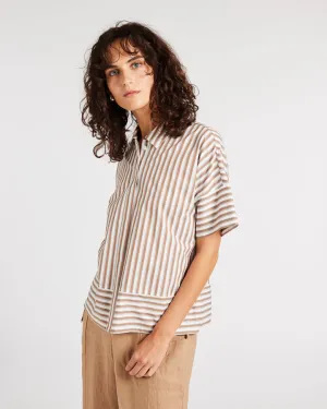 Yarra Trail stripe shirt