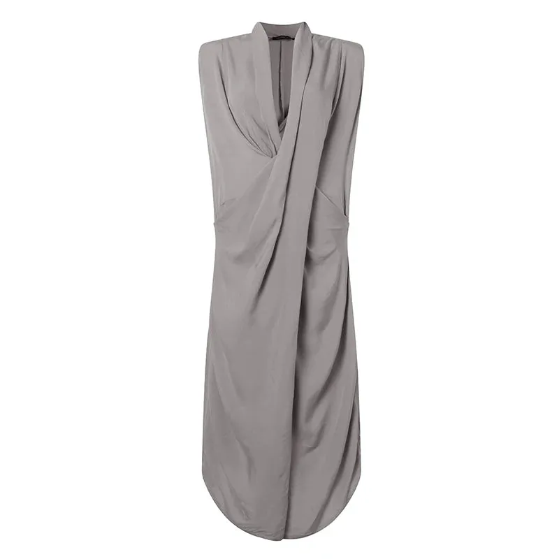 ZANZEA Oversize Asymmetrical Maxi Dress