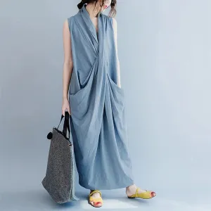 ZANZEA Oversize Asymmetrical Maxi Dress
