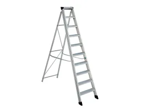Zarges En131 Professional Swingback Steps Open 1.69M Closed 1.91M 8 Tread